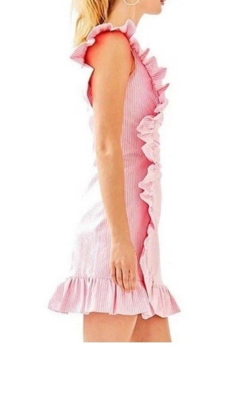 Lilly Pulitzer Tiffani Dress Havana Pink 0 NWOT - Picture 2 of 10